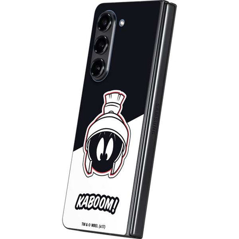 Looney Tunes Retro Marvin The Martian Galaxy Z Fold5 5G Skin